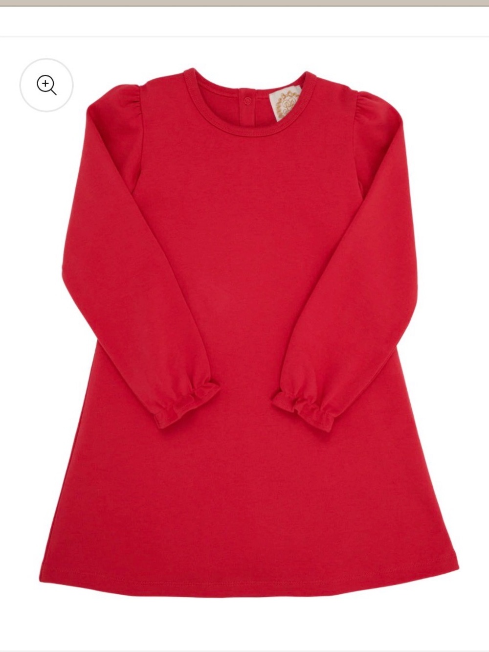 NWT TBBC Sadie Sweatshirt Dress - Richmond Red